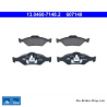 ATE originalen Bremsbeläge (13046071482) für Ford, Mazda