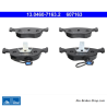 ATE original brake pads (13046071632) for Ford
