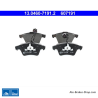 ATE pastillas de freno originales (13046071912) para Volkswagen (VW)