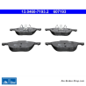 ATE originalen Bremsbelägen (13046071932) für Ford, Mazda, Volvo