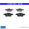 ATE originele remblokken (13046071952) voor Ford, Mazda, Opel, Saab, Volvo