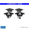 ATE originale Bremsbeläge (13046072012) für Audi, Seat
