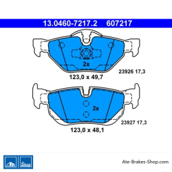 ATE pastillas de freno originales (13046072172) para BMW