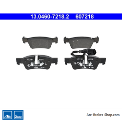ATE originale Bremsbeläge (13046072182) für Volkswagen (VW)
