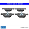 ATE pastillas de freno originales (13046072242) para Land Rover