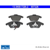 ATE original brake pads (13046072262) for Audi