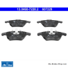 ATE pastillas de freno originales (13046072282) para Ford, Land Rover, Volvo