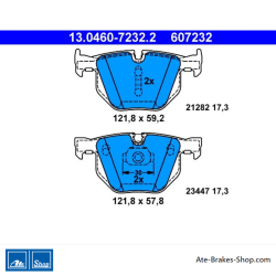 ATE originale Bremsbeläge (13046072322) für BMW