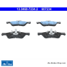 ATE pastillas de freno originales (13046072342) para Ford, Mazda