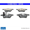 ATE plaquettes de frein d’origine (13046072362) pour Volkswagen (VW)