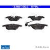 ATE plaquettes de frein d’origine (13046072422) pour Audi, Seat, Volkswagen (VW)