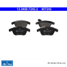 ATE originele remblokken (13046072422) voor Audi, Seat, Volkswagen (VW)