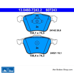 ATE originele remblokken (13046072432) voor Ford, Volvo