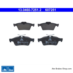 ATE plaquettes de frein d’origine (13046072512) pour Renault