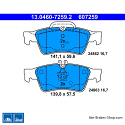 ATE originele remblokken (13046072592) voor Mercedes-Benz