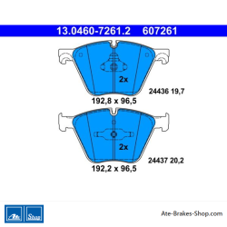 ATE pastillas de freno originales (13046072612) para BMW