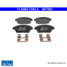 ATE originele remblokken (13046072632) voor Chevrolet, Opel, Vauxhall