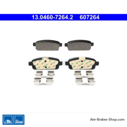 ATE originele remblokken (13046072642) voor Chevrolet, Opel, Vauxhall