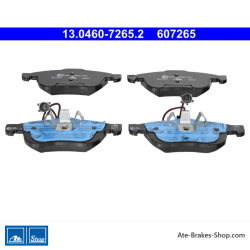 ATE originele remblokken (13046072652) voor Fiat, Lancia, Opel