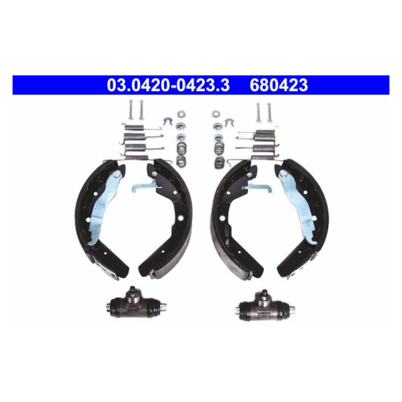 ATE Kit original de zapatas de freno (0304200423301) para Volkswagen