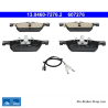 ATE original brake pads (13046072762) for Peugeot