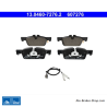 ATE original brake pads (13046072762) for Peugeot