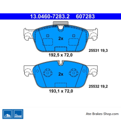 ATE plaquettes de frein d’origine (13046072832) pour Mercedes-Benz