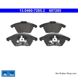 ATE originele remblokken (13046072852) voor Audi, Seat, Volkswagen (VW)