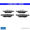 ATE plaquettes de frein d’origine (13046072892) pour Fiat, Lancia