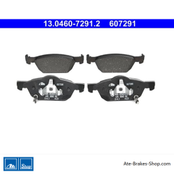 ATE plaquettes de frein d’origine (13046072912) pour Honda