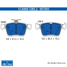 ATE pastillas de freno originales (13046072932) para Audi, Cupra, Seat, Skoda, Volkswagen (VW)