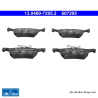 ATE pastillas de freno originales (13046072952) para Peugeot