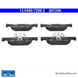 ATE pastillas de freno originales (13046072982) para Dacia, Renault y Smart