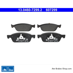 ATE plaquettes de frein d’origine (13046072992) pour Ford