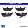 ATE original brake pads (13046073032) for Audi, Seat, Skoda, Volkswagen (VW)
