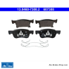 ATE pastillas de freno originales (13046073082) para Opel