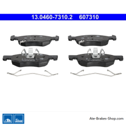 ATE plaquettes de frein d’origine (13046073102) pour Opel