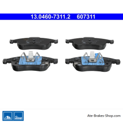 ATE originale Bremsbeläge (13046073112) für Fiat, Jeep