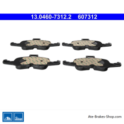 ATE originale Bremsbeläge (13046073122) für Audi