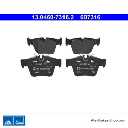 ATE original brake pads (13046073162) for Mercedes-Benz