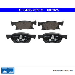 ATE pastillas de freno originales (13046073252) para Opel