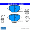 ATE originele remblokken (13046026352) voor Citroën, Opel, Peugeot, Toyota