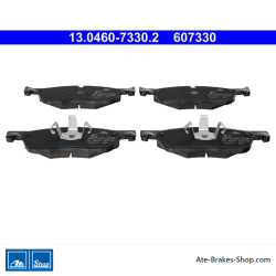 ATE originale Bremsbeläge (13046073302) für Jaguar, Land Rover