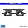 ATE originele remblokken (13046073302) voor Jaguar, Land Rover