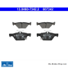 ATE originale Bremsbeläge (13046073422) für Subaru