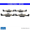 ATE pastillas de freno originales (13046073452) para BMW