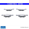 ATE original brake pads (13046073502) for Mazda