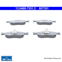 ATE plaquettes de frein d’origine (13046073512) pour Fiat