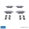 ATE originalen Bremsbeläge (13046026382) für Chevrolet, Opel