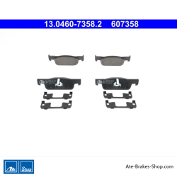 ATE originele remblokken (13046073582) voor Dacia, Renault